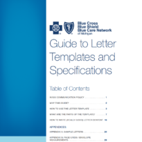 Blue Cross Letter Template Guide